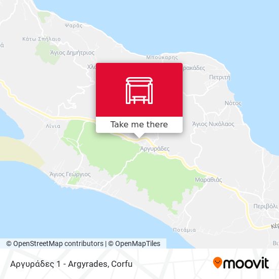 Αργυράδες 1 - Argyrades map