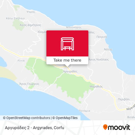 Αργυράδες 2 - Argyrades map