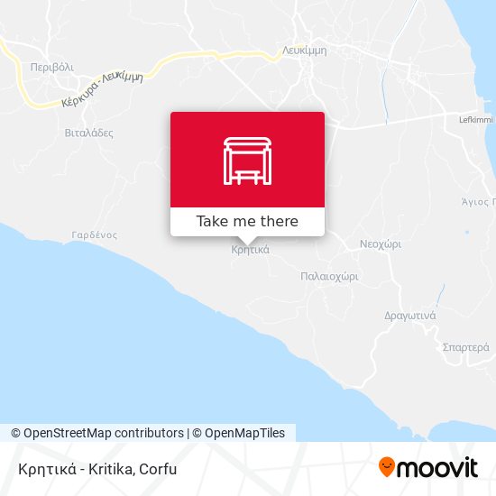 Κρητικά - Kritika map
