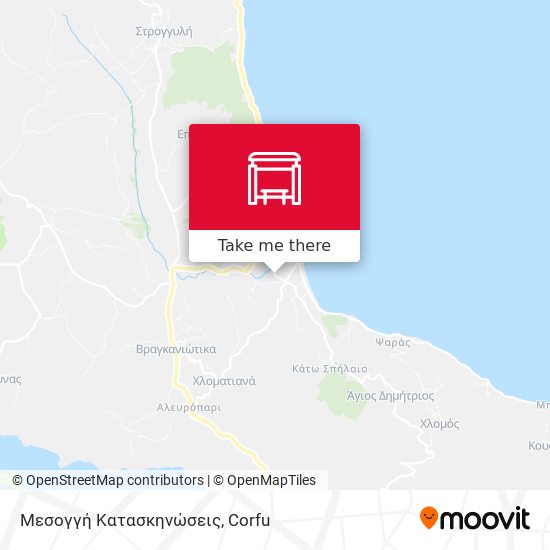 Μεσογγή Κατασκηνώσεις map