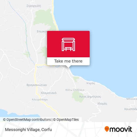 Messonghi Village map