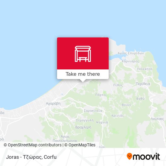 Joras - Τζώρας map