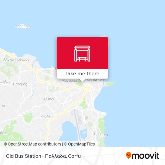 Old Bus Station - Παλλαδα map
