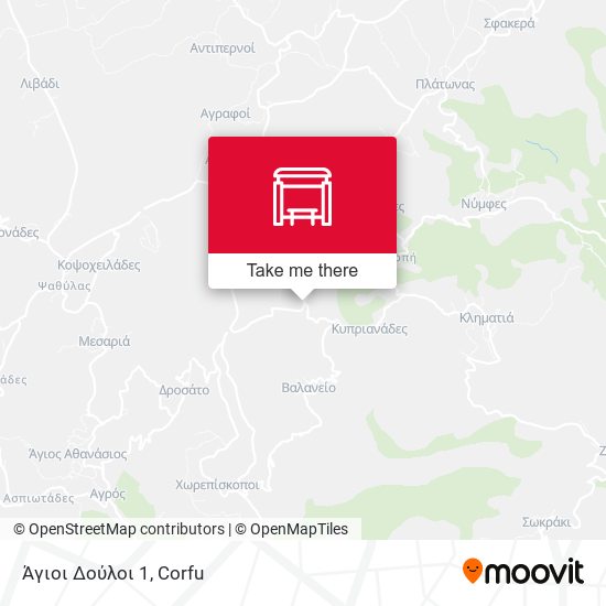 Άγιοι Δούλοι 1 map