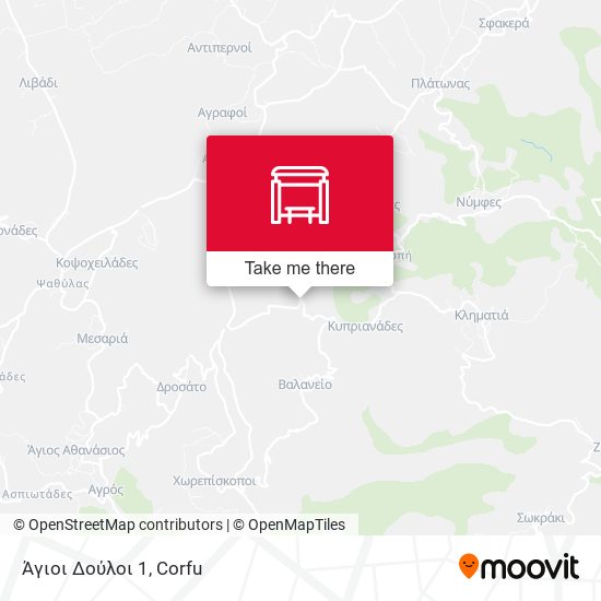 Άγιοι Δούλοι 1 map