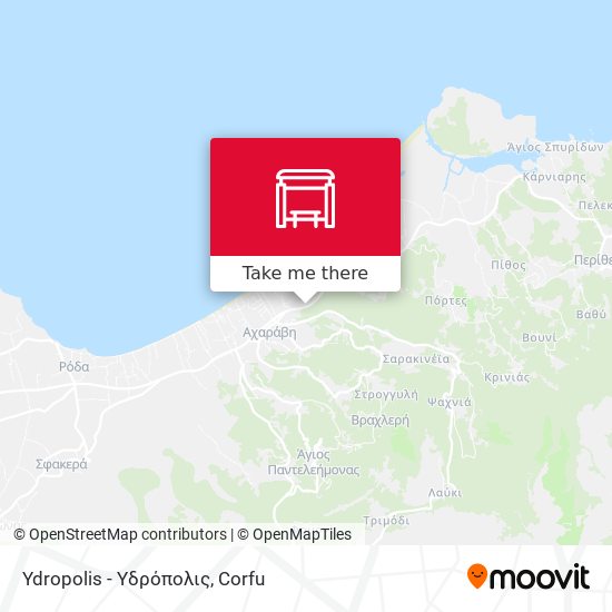Ydropolis - Υδρόπολις map