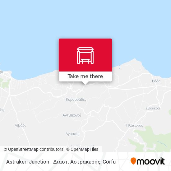 Astrakeri Junction - Διαστ. Αστρακερής map