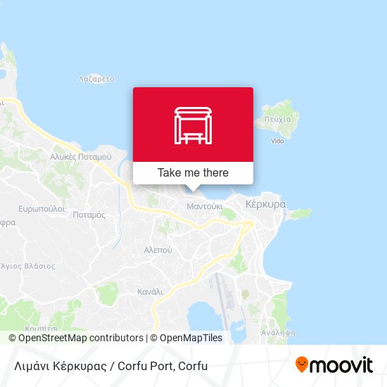 Λιμάνι Κέρκυρας / Corfu Port map