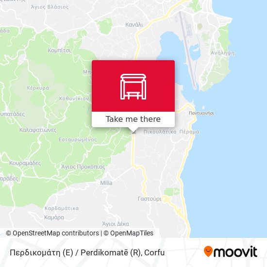 Περδικομάτη (E) / Perdikomatē (R) map