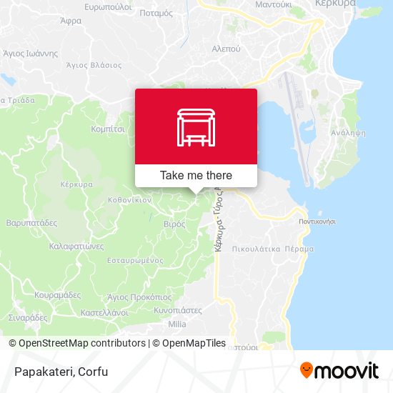 Papakateri map