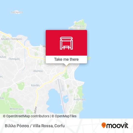 Βίλλα Ρόσσα / Villa Rossa map