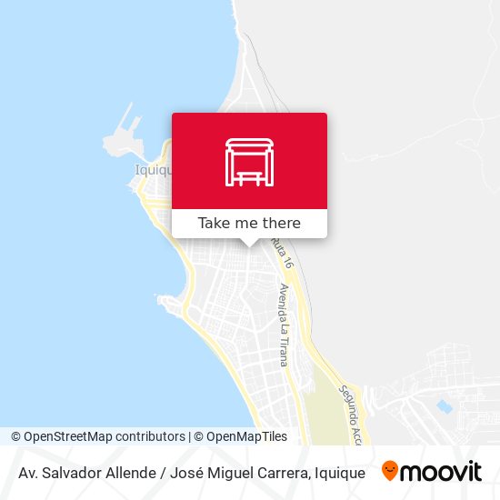 Mapa de Av. Salvador Allende / José Miguel Carrera