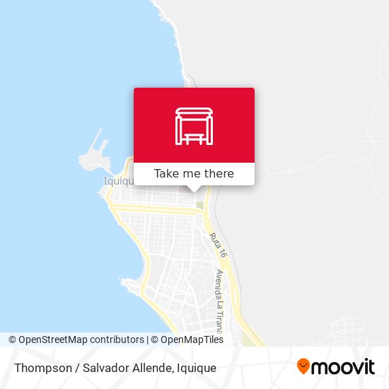 Thompson / Salvador Allende map