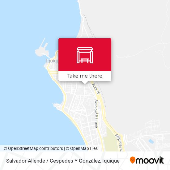 Mapa de Salvador Allende / Cespedes Y González