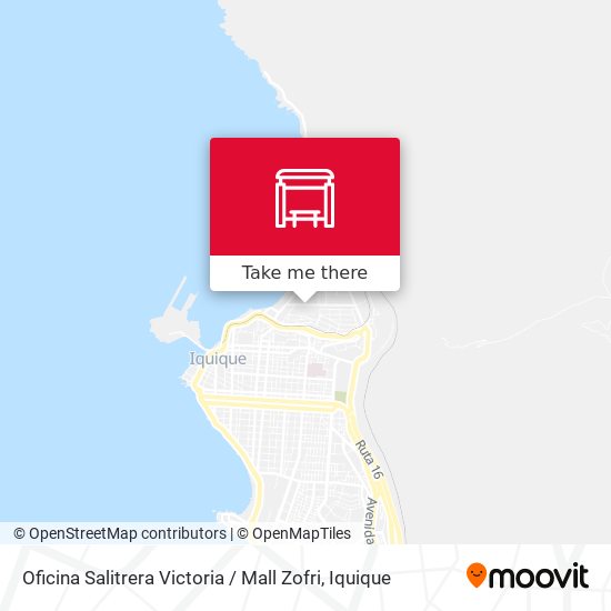 Oficina Salitrera Victoria / Mall Zofri map