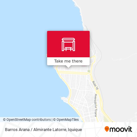 Barros Arana / Almirante Latorre map