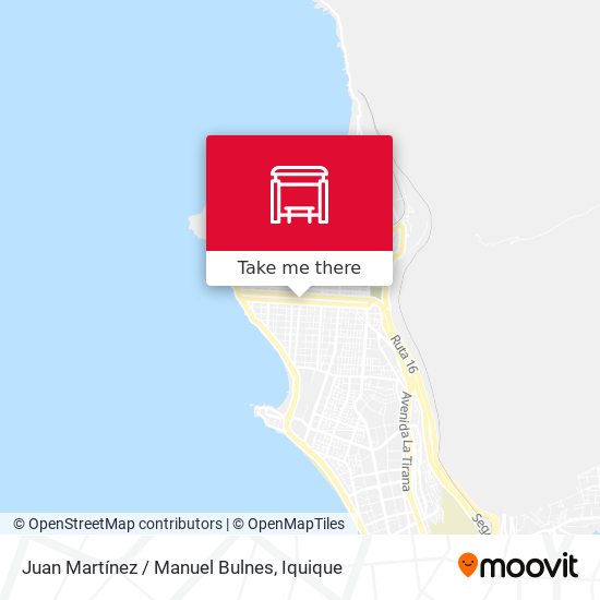 Juan Martínez / Manuel Bulnes map