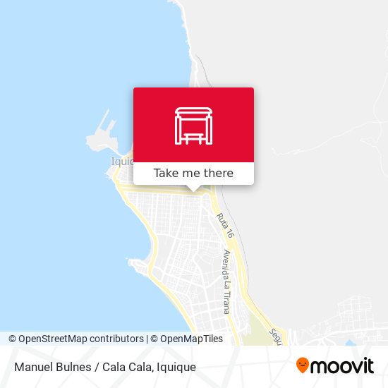 Manuel Bulnes / Cala Cala map