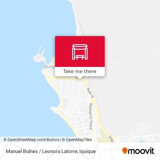 Manuel Bulnes / Leonora Latorre map