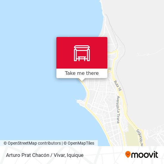 Arturo Prat Chacón / Vivar map