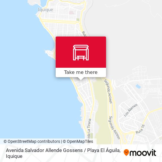 Mapa de Avenida Salvador Allende Gossens / Playa El Águila