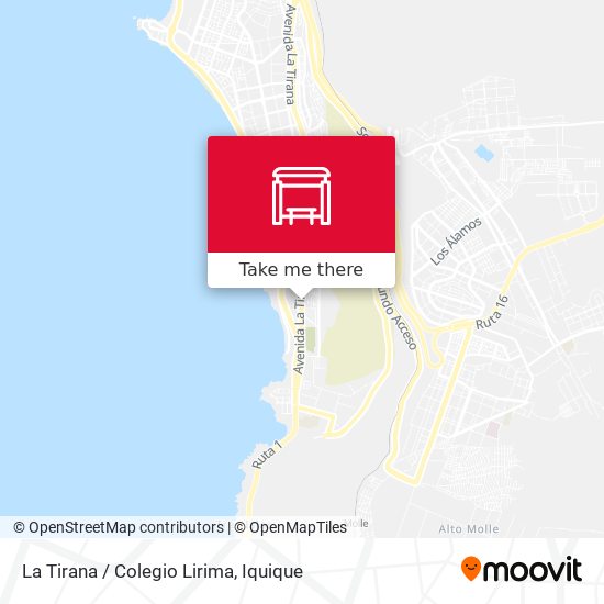 Mapa de La Tirana / Colegio Lirima