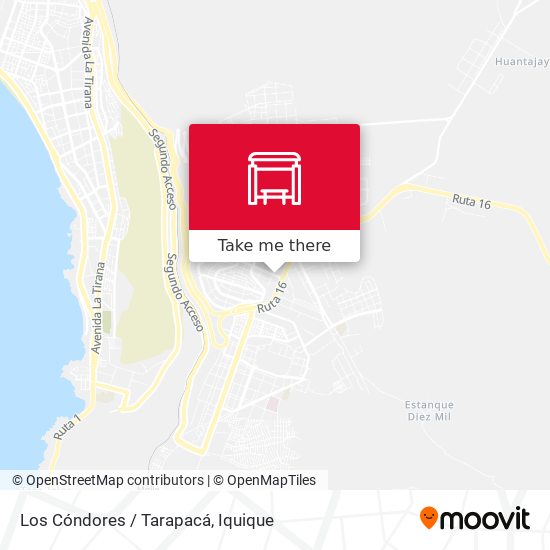 Los Cóndores / Tarapacá map