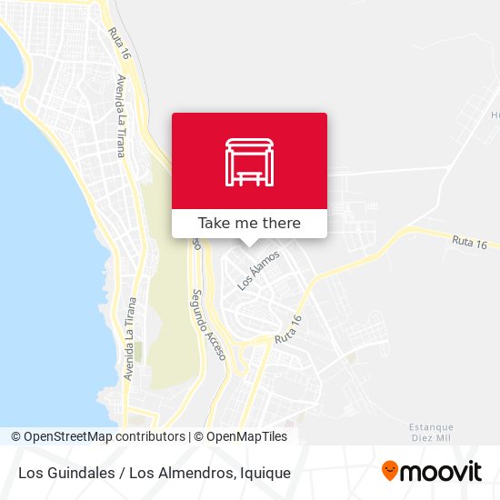 Los Guindales / Los Almendros map