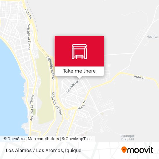 Mapa de Los Alamos / Los Aromos