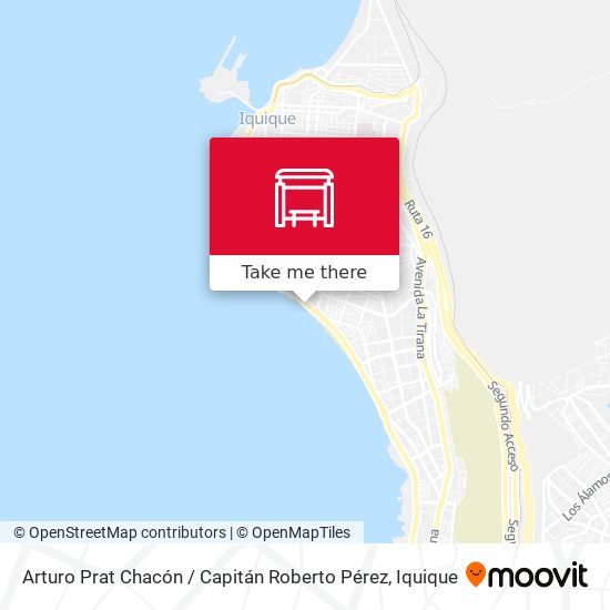 Arturo Prat Chacón / Capitán Roberto Pérez map
