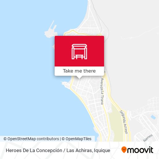 Heroes De La Concepción / Las Achiras map