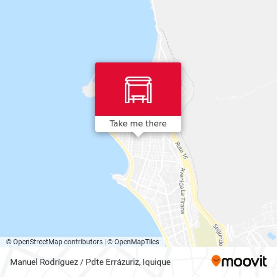 Manuel Rodríguez / Pdte Errázuriz map