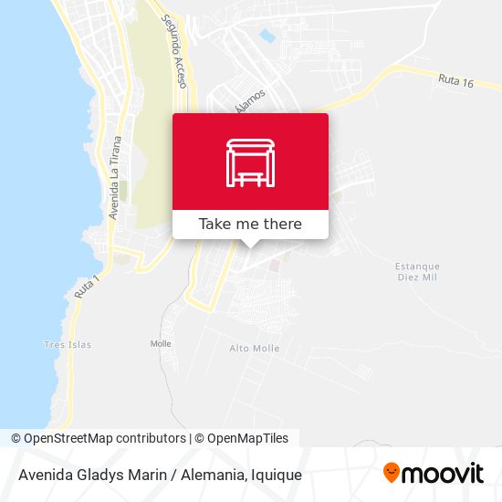 Avenida Gladys Marin / Alemania map