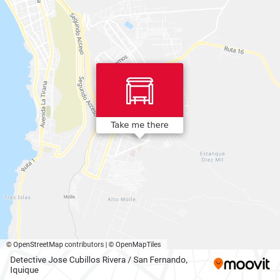 Detective Jose Cubillos Rivera / San Fernando map