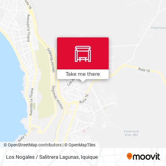 Los Nogales / Salitrera Lagunas map