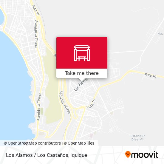Los Alamos / Los Castaños map