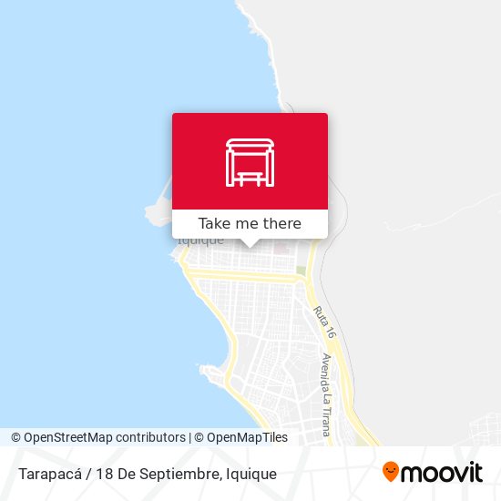 Tarapacá / 18 De Septiembre map