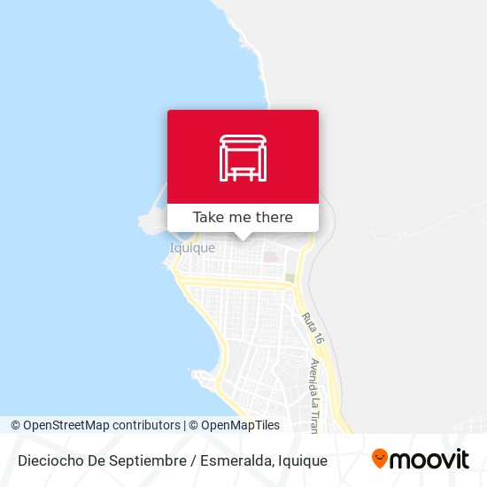 Mapa de Dieciocho De Septiembre / Esmeralda