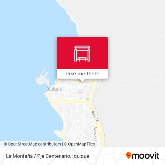 La Montaña / Pje Centenario map