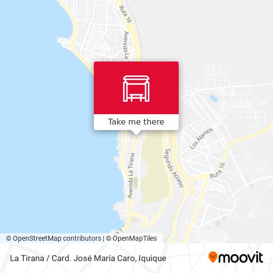 Mapa de La Tirana / Card. José  María Caro