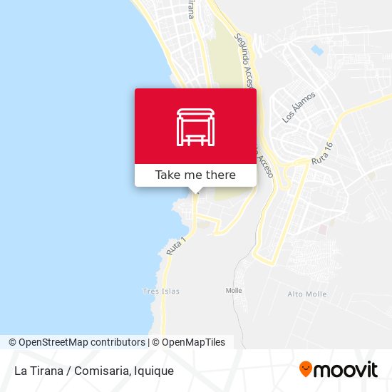 La Tirana / Comisaria map