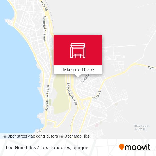 Los Guindales / Los Condores map