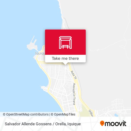 Salvador Allende Gossens / Orella map