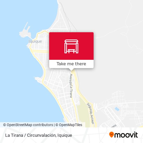 Mapa de La Tirana / Circunvalación