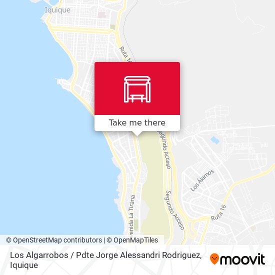 Mapa de Los Algarrobos / Pdte Jorge Alessandri Rodriguez
