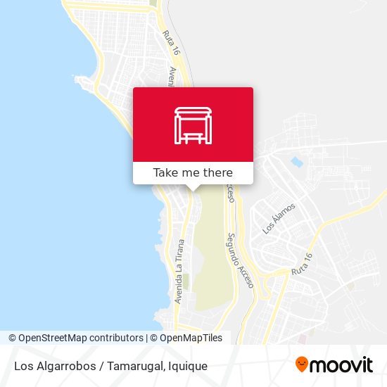Los Algarrobos / Tamarugal map