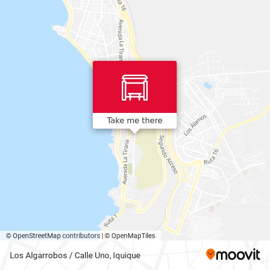 Mapa de Los Algarrobos / Calle Uno