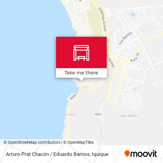 Arturo Prat Chacón / Eduardo Barrios map