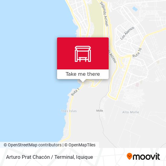Arturo Prat Chacón / Terminal map