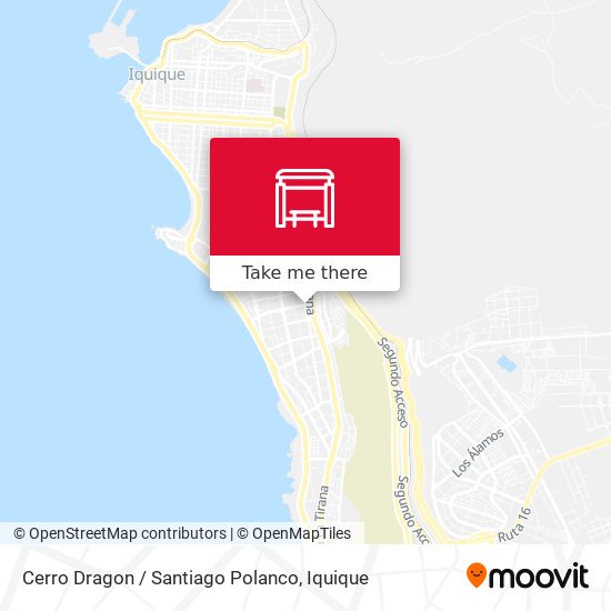 Mapa de Cerro Dragon / Santiago Polanco